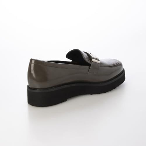 Carino CAWG52015 Women's Loafers, Dark Gray, Size 23.5 Cm