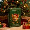 Yousheng Coigi Advent Calendar 2025 24 Days Christmas Countdown with 24 Acrylic 2D Cute Corgi Pendants Dog-Themed Ornaments Set Holiday Gift