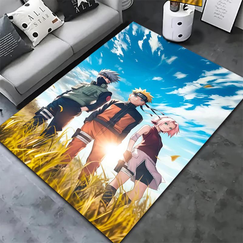 Naruto Team Celebration Carpet Rug For Living Room Bedroom Home Sofa Decoration,kids Play Nonslip Floor Mat