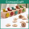 Shape Wooden Children Blocks Box Nontoxic Paint For Infant And Preschool Play