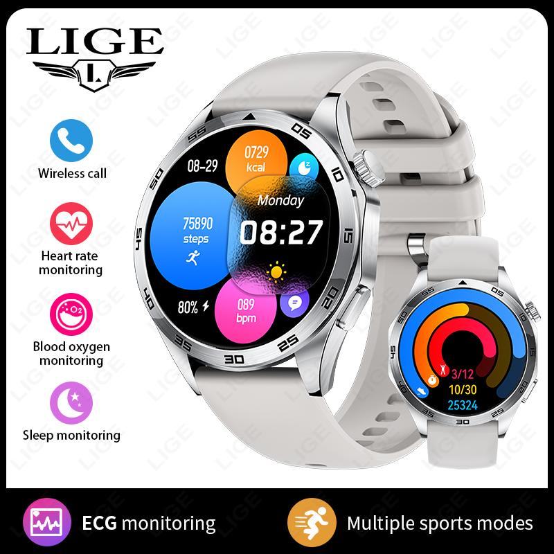New For Android IOS GT4Pro Smart Watch Men NFC GPS Tracker AMOLED 360*360 HD Screen Heart Rate Bluetooth Call SmartWatch