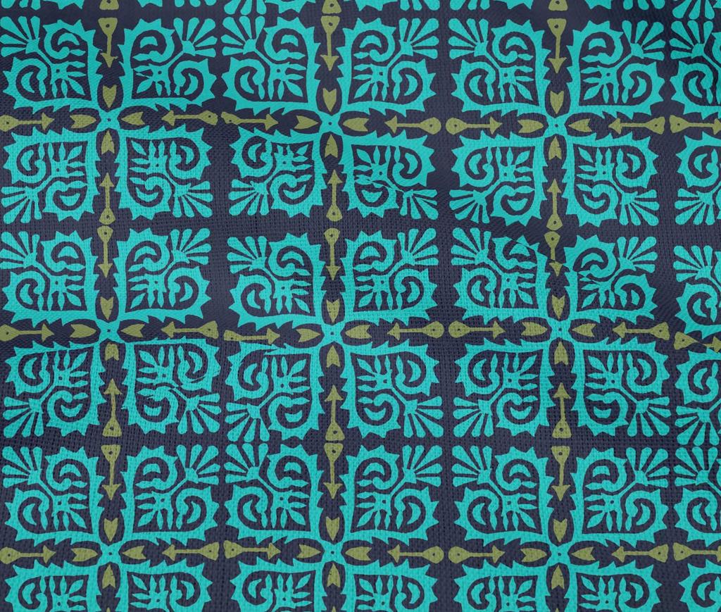 oneOone Cotton Flex Fabric Arrow|Swirl & Floral Block Fabric Prints By Yard 40 Inch