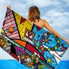Asciugamano da Bagno Britto Microfibra Morbido Assorbente Traspirante Per Bambina Bambini Decorativo Cartone Animato Asciugamano da Spiaggia