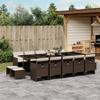 VidaXL 15-Piece Garden Dining Set with Cushions, Patio Table and Chairs, Patio Furniture, Furniture 3210633