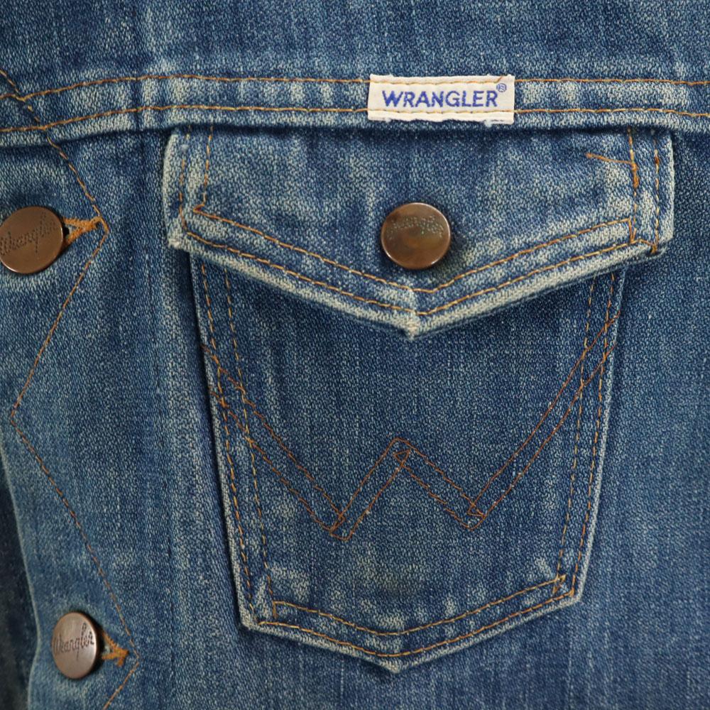 Wrangler 70s USA made vintage 124MJ Denim Jacket 18 Denim jacket trucker Women Used