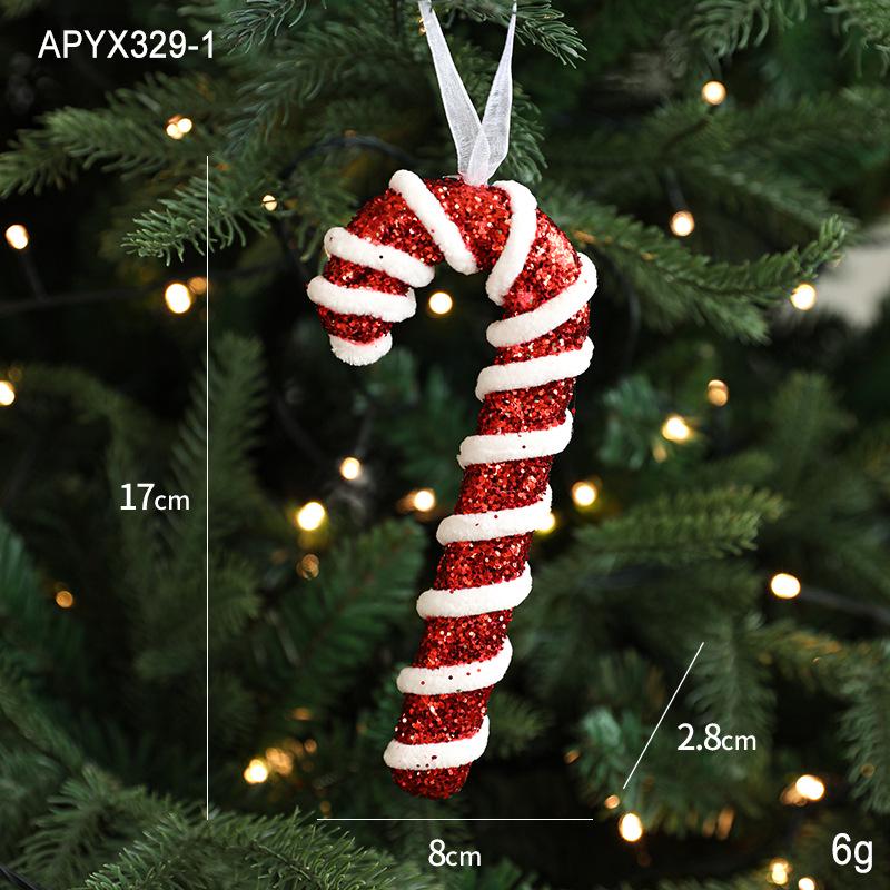 Christmas Candy Ornaments: Candy Cane & Lollipop Tree Decorations