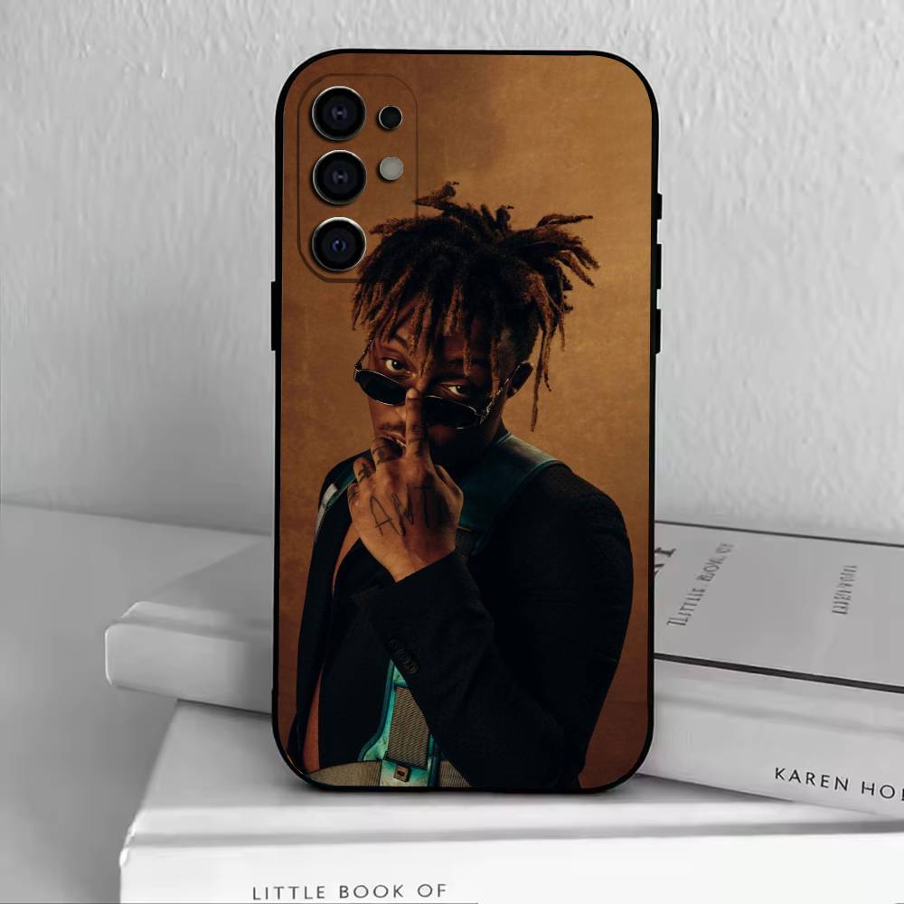 999-Juice WRLD-JW Phone Case Black Silicone Soft For Samsung S25,S24,S21,S22,S23,S30,Ultra,S20,Plus,Fe,Lite