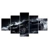 Subaru Impreza WRX Car Canvas 5 Piece Five Panel Print Modern Wall Art Poster Picture Home Decor Gift For Him For Her