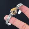 Memorial Day Deal Dendritic Tiger Gemstone 925 Sterling Silver Boho Wife Bangle