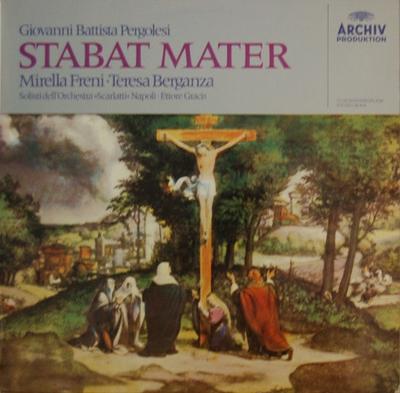 LP Record GIOVANNI BATTISTA PERGOLESI  Stabat Mater 62818 Archiv Produkti 1974 Germany Classical Used