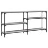 Console Table Grey Sonoma 160x29x75 cm Particleboard