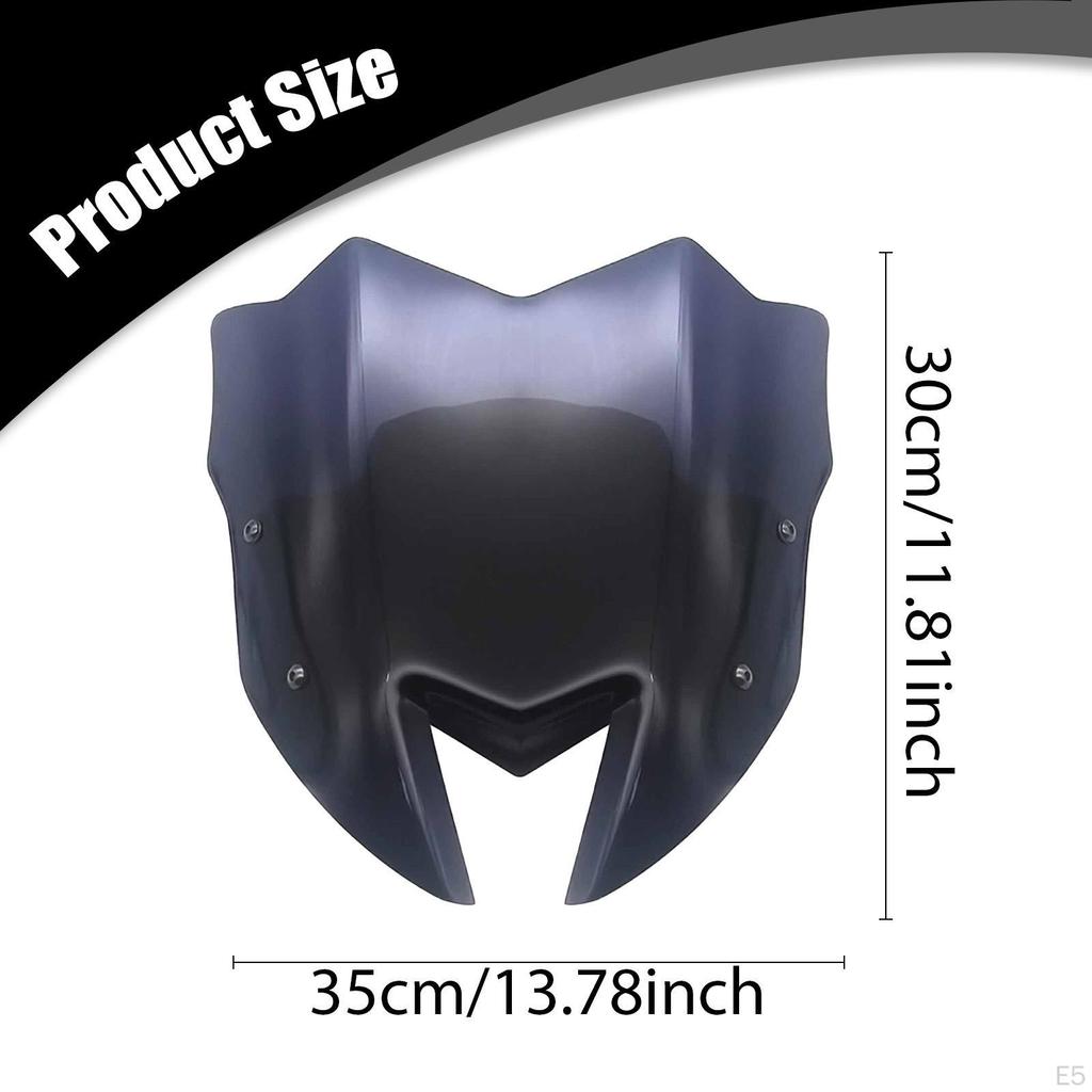 Motorcycle Windshield Wind Deflector Professional Easy Installation Screen Windscreen