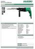 Перфоратор Hikoki DH24PG2