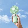 maxiaoxia Jiletang Folding Digital Display Handheld Fan Desktop Small Fan USB Charging Summer Artifact Fan for Home Office Travel etc