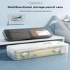 Student Simple Stationery Box Pencil Case Water Pen Case Stationery Transparent Pen Holder