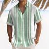 Hawaiian Shirt For Men, Men's Vintage Button Down Bowling Shirts Short Sleeve Summer Beach Shirt
