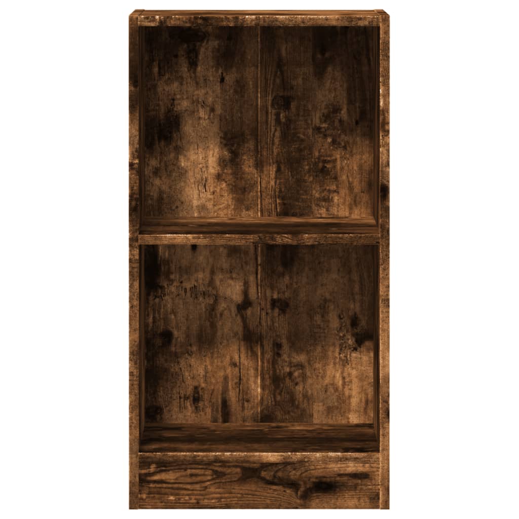 Vidaxl Regał, Przydymiony Dąb, 40X24X76 Cm, Materiał Drewnopochodny