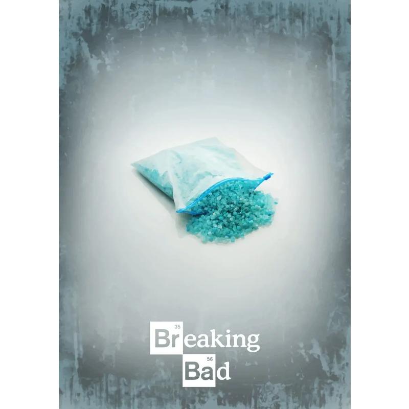 Breaking Bad Klassische Krimi-TV-Serie Poster Leinwandmalerei Heisenberg Drucke Wandkunst Bilder Moderne Heimzimmerdekoration