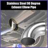 OD 1.5 Inch 90 Degree 1.2mm Thickness Stainless Steel Exhaust Elbow Pipe