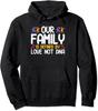 Defined By Love Not DNA Adoption Day Gift Unisex Hooded Sweatshirt
