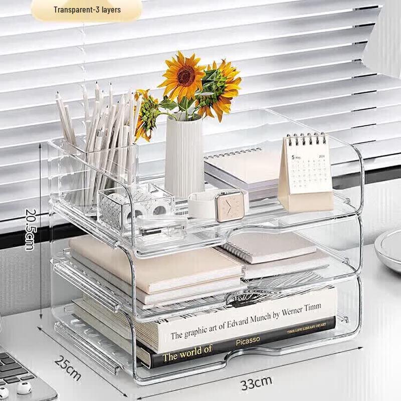 Acrylic Desktop File Organizer