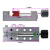 New DIY Tools 100MM Engraving Machine Vise Aluminum Jaw Clamp Flat Nose Machining Vise Clamping Tool Clamp with 6 PCS Screws