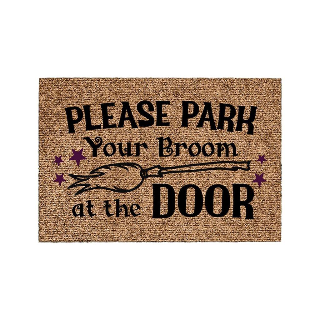 Doormat Cute Halloween Cartoon Floor Mat Perfect for Halloween Parties and Home Decor Multi Pattern