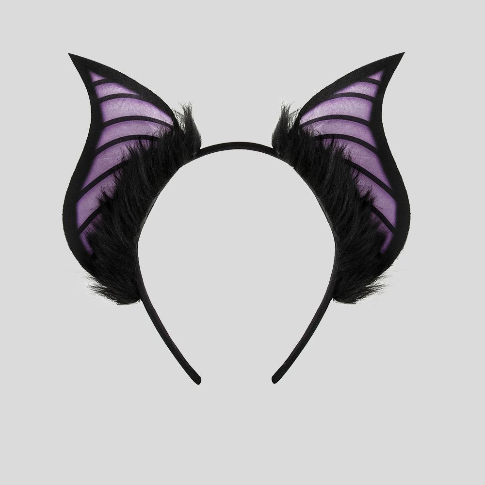

Faux Bat Ear Headwear Cosplay Animal Beast Ears Headband Halloween Carnival Dress Up Party Costumes Headpiece Props