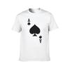 Ace of Spades Playing Card Funny Halloween TShirt T Shirts for Man Cotton Funny Printed T Shirts for Man TShirt
