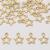 10pcs 6mm Brass Tiny Star Charms for Earring Bracelet DIY Jewelry Findings Making