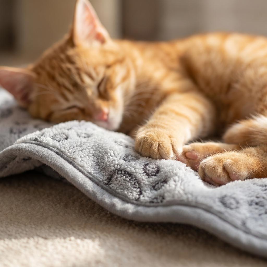 Pet Blanket for Dogs Cats - Foldable Machine Cozy Bed Cover for Crate Kennel Travel Indoor Use