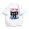 ILLIT T-Shirt Kpop Fan Geschenk Unterstützung Baumwolle Kurzarm 2026 Sommer Oversized Streetwear Neutral Y2k Stil Rundhals Shirt