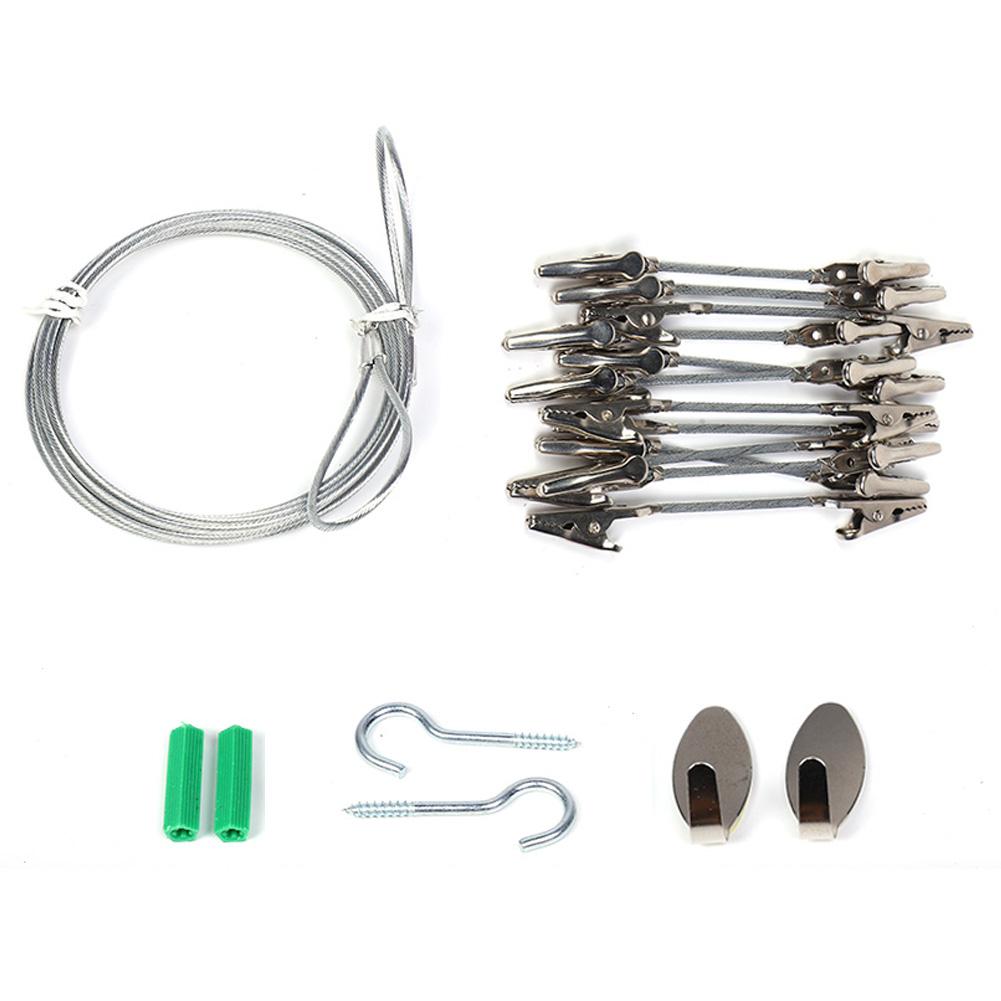 

12 шт. фото клипса струна проволока настенное украшение меморандум открытка примечание 2 головка зажим