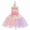 Baby Girls Ruffles Party Dress Elegant 3 8 Year Fluffy Evening Princess Birthday Kids Dresses For Girl Wedding Children Costume
