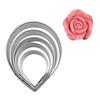 Baking Molds with Stainless Steel Peony Petals Cutter Gumpaste and Chocolate Cake Decorating Mould Kitchen Accessories