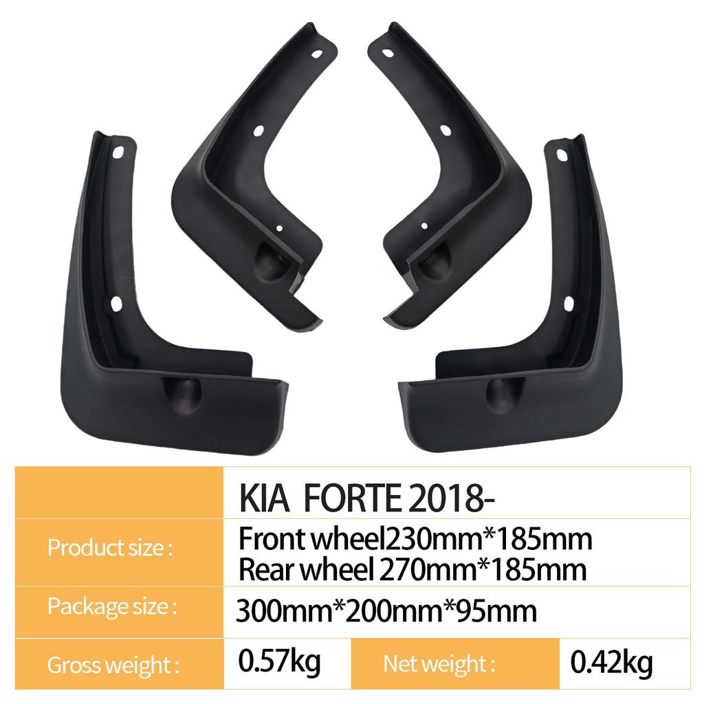 2018 KIA Forte Mudguard for Car Tire
