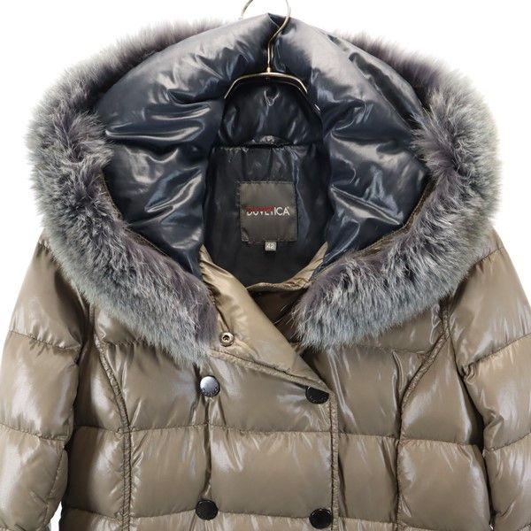 DUVETICA Down Coat 42 Brown Women Used