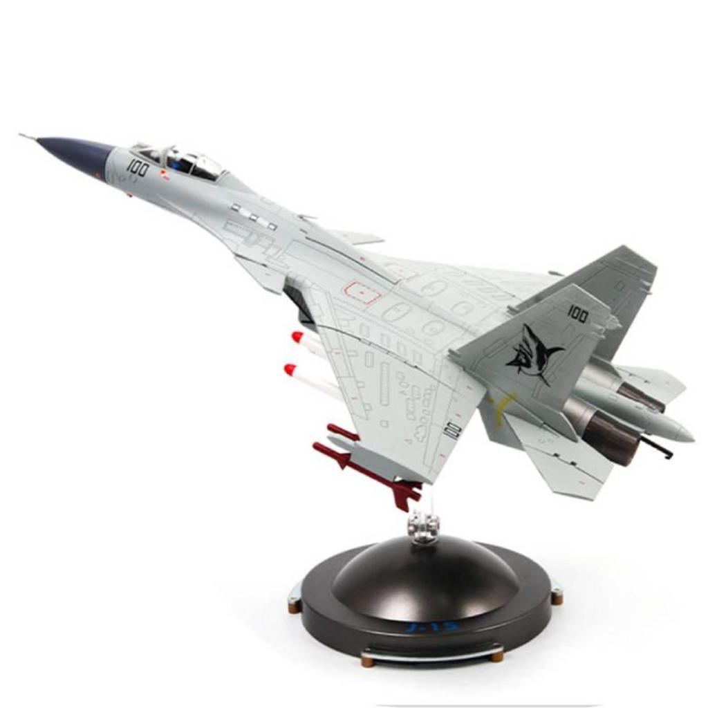 Fighter Model Kit with Display Stand 1:72 Scale CarrierBased Detailed Toy for Aviation