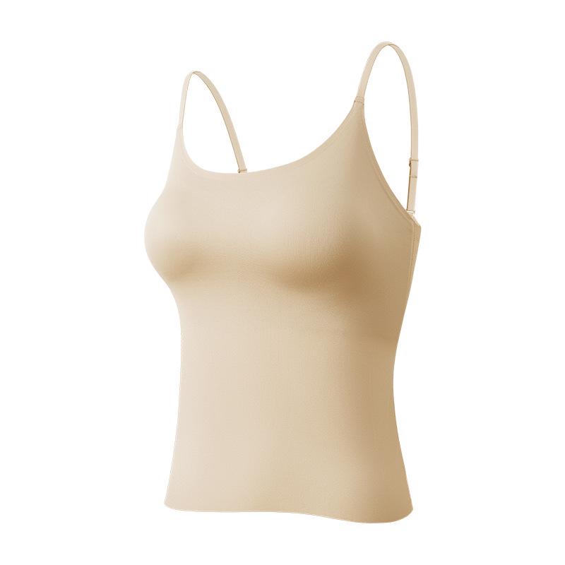 Spring Summer Seamless Strapless Slimming Vest Bra for Women
