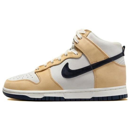 Nike Dunk High Premium Gold Suede Shoe DX2044-101