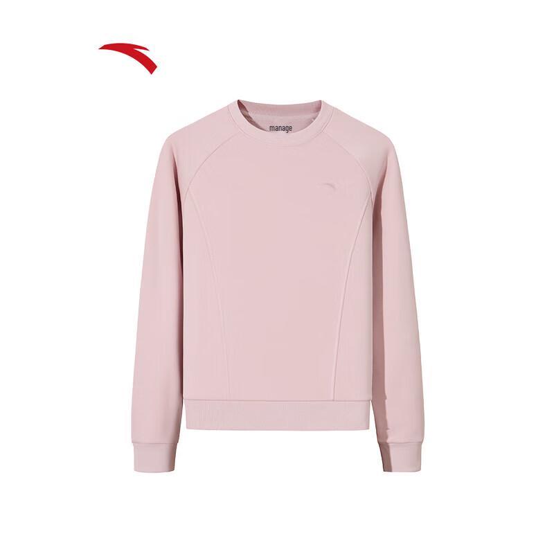 ANTA Women's Fleece-lined Crewneck Pullover Sport Top