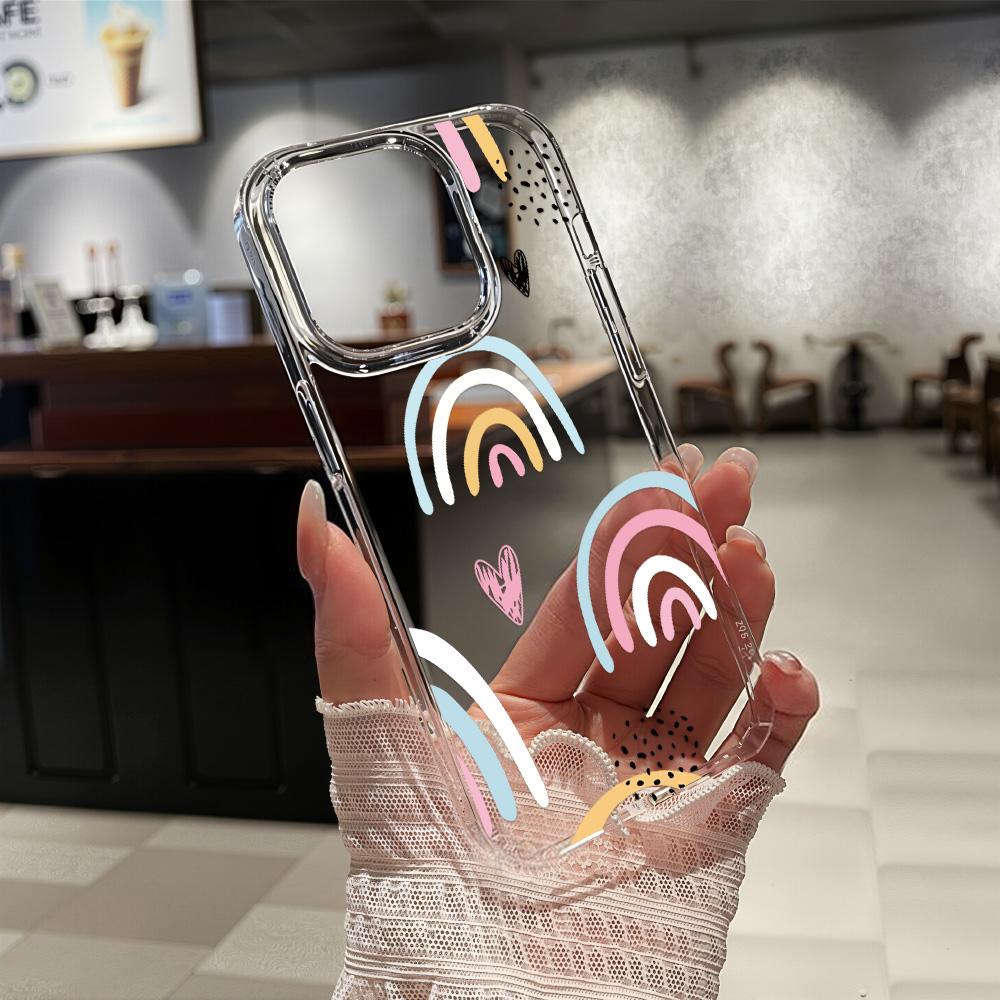 Acrylic Phone Case for iPhone 11 12 13 14 Pro 12 14 16 Pro Max for Samsung A16 A36 A56 S24 FE High-quality Painted Anti-fall Mobile Phone Case