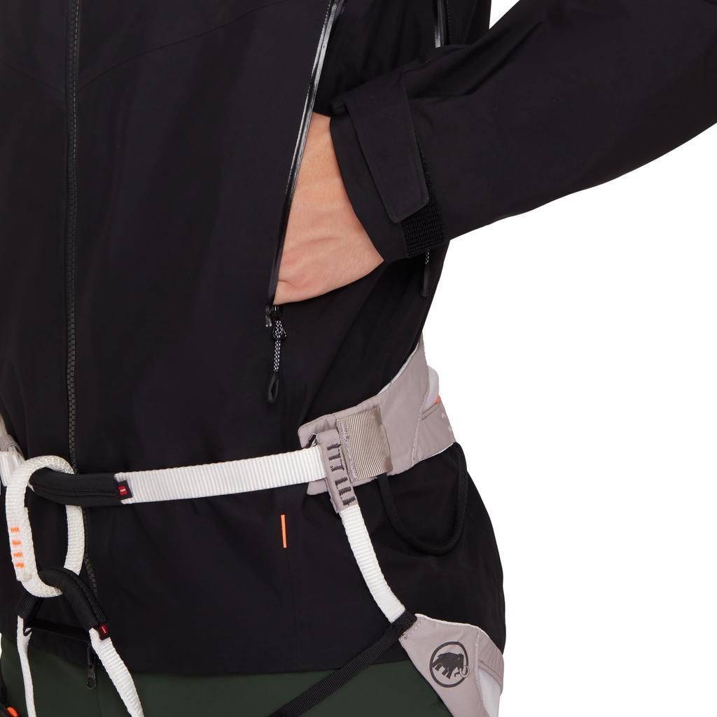 Mammut Crater IV HS Kapuzenjacke AF Asiatisch Schwarz Herren, Passform, 1010-30760,