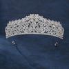Shiny Rhinestone Tiara Baroque Crown Hair Accessory Exquisite Princess Crown  Women