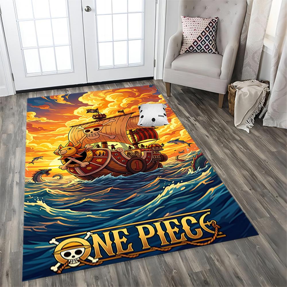 One Piece Adventure for Living Room Rug, Bedroom, Study Room, Hallway Decoration, Perfect for Home Decoration or Holiday Gifts