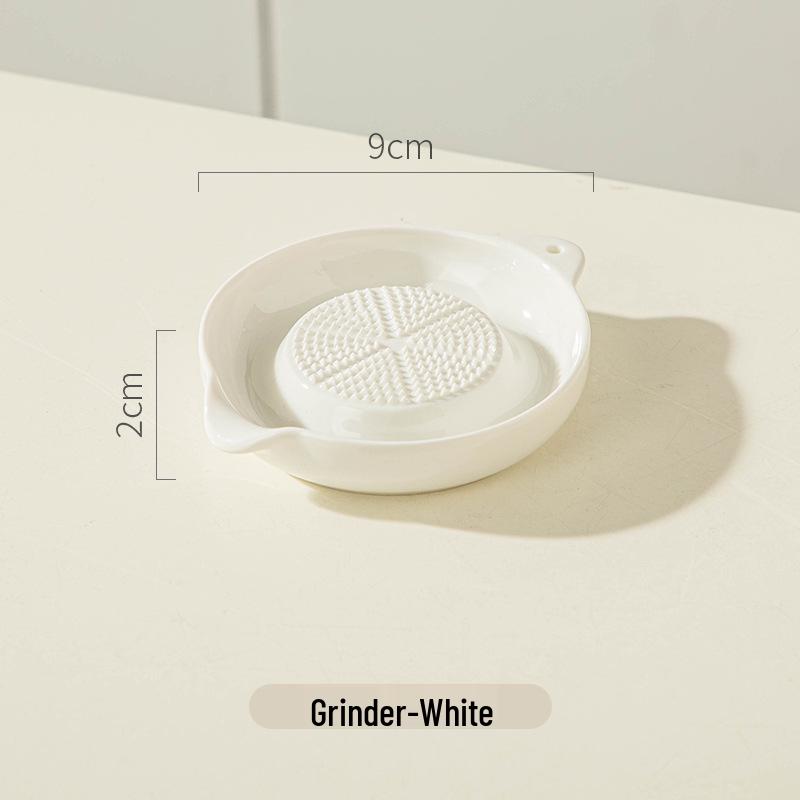 

Керамическая кремовая давилка для чеснока и имбиря - Измельчитель пищевых добавок и креативный кухонный гаджет