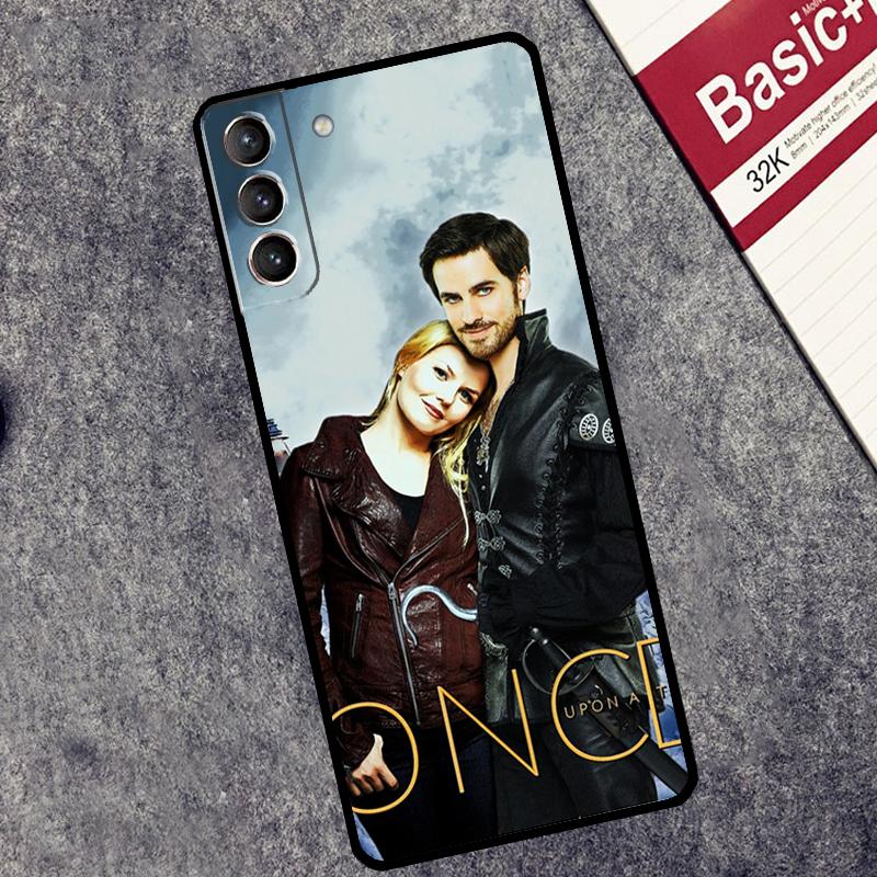 Captain Swan Once Upon A Time Case For Samsung Galaxy S24 S23 S22 S21 Ultra Plus Note 10 Note 20 S8 S9 S10 S20 FE Cover