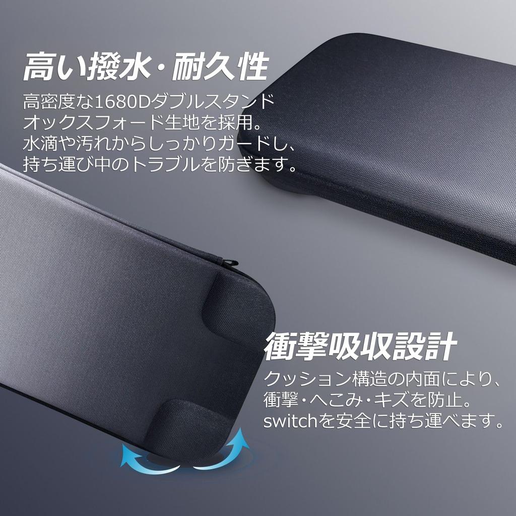 Modell 2025 Nintendo Switch 2 Speicher 10 Spielkarten Vollverlauf Hülle, Tasche, Schutz, Wasserdicht, Fächer, Reise, Schutz, Schwarz/Grau