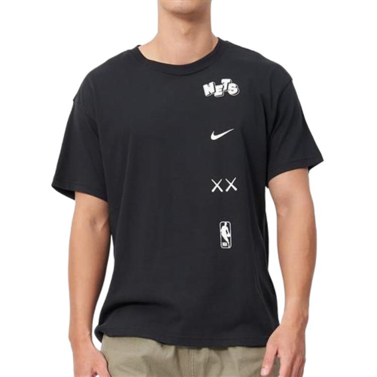 New Nike x NBA Brooklyn Nets SS24 T Shirt Men's Black FN2017-010