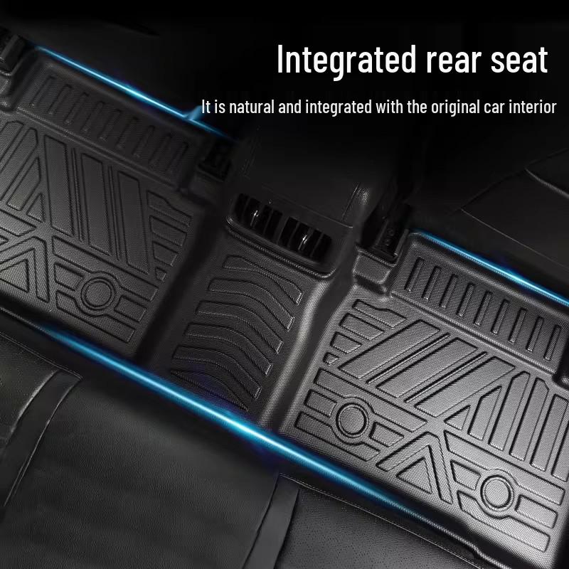 2024-2025 Dongfeng Fengshen L7 TPE 3D All-Weather Floor & Trunk Mats with Starry Blanket Carbon Fiber Texture